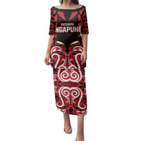 Custom Aotearoa Ngapuhi Family Matching Puletasi and Hawaiian Shirt Maori Pattern New Zealand - Polynesian Pride
