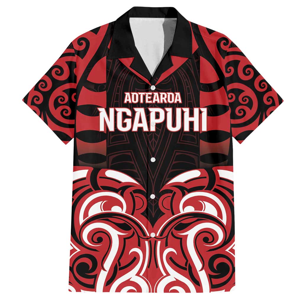 Custom Aotearoa Ngapuhi Family Matching Summer Maxi Dress and Hawaiian Shirt Maori Pattern New Zealand - Polynesian Pride