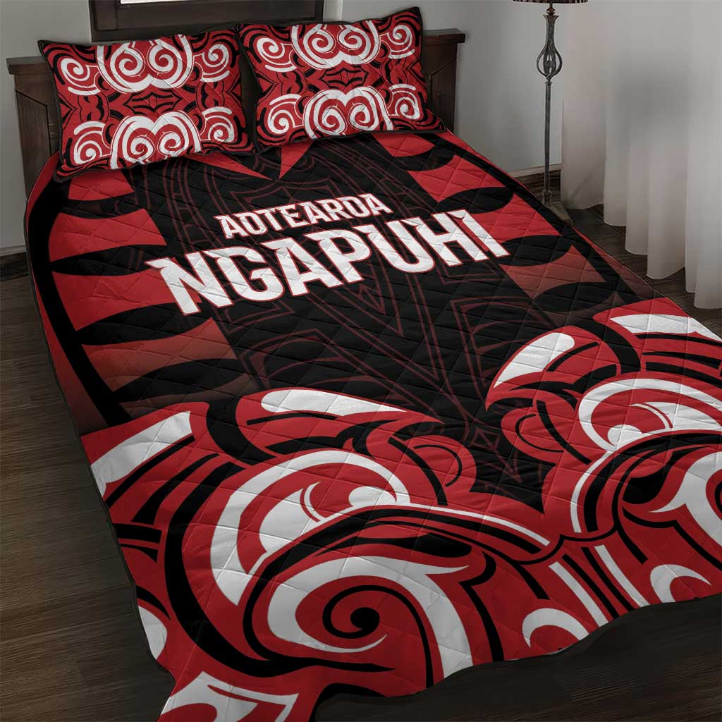 Aotearoa Ngapuhi Quilt Bed Set Maori Pattern New Zealand - Polynesian Pride