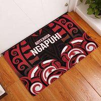 Aotearoa Ngapuhi Rubber Doormat Maori Pattern New Zealand - Polynesian Pride