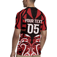 Custom Aotearoa Ngapuhi Rugby Jersey Maori Pattern New Zealand DT05 - Polynesian Pride