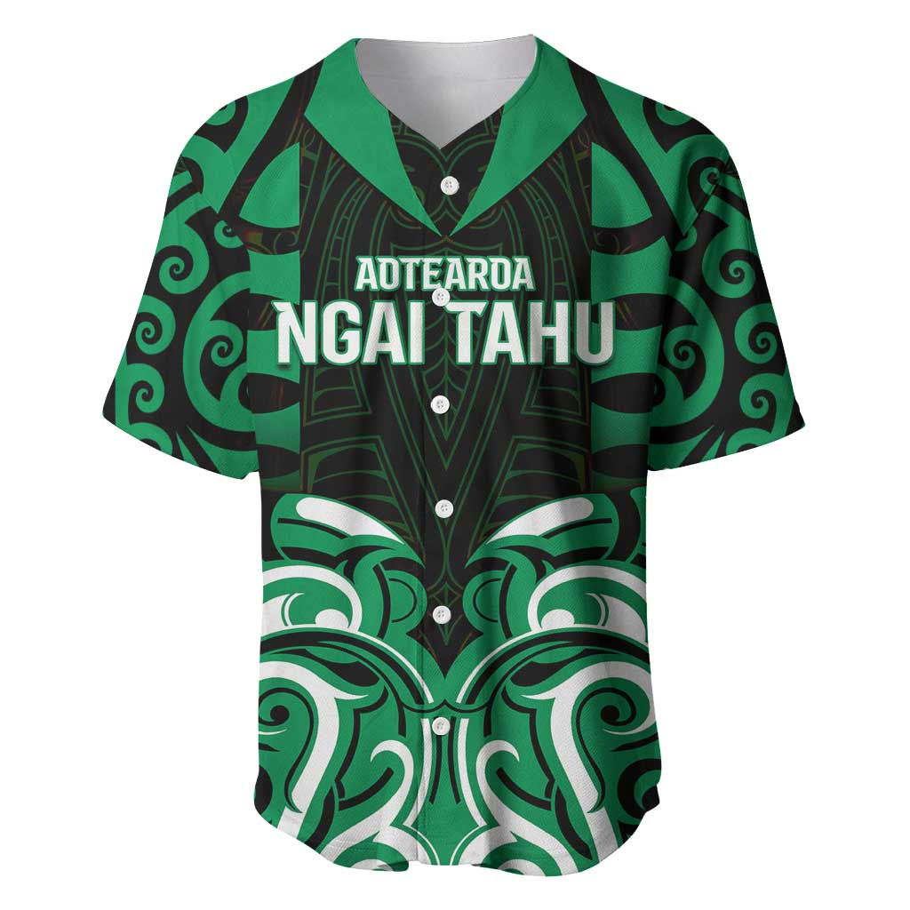 Custom Aotearoa Ngai Tahu Baseball Jersey Maori Pattern New Zealand - Polynesian Pride