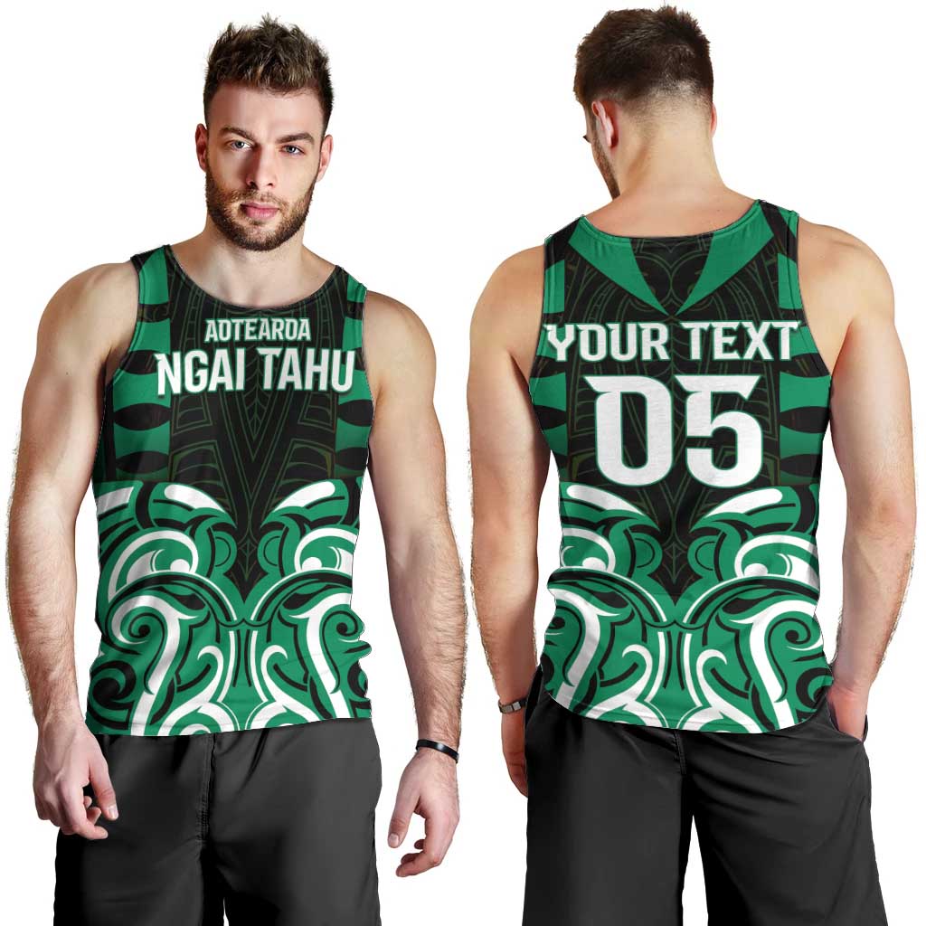 Custom Aotearoa Ngai Tahu Men Tank Top Maori Pattern New Zealand - Polynesian Pride