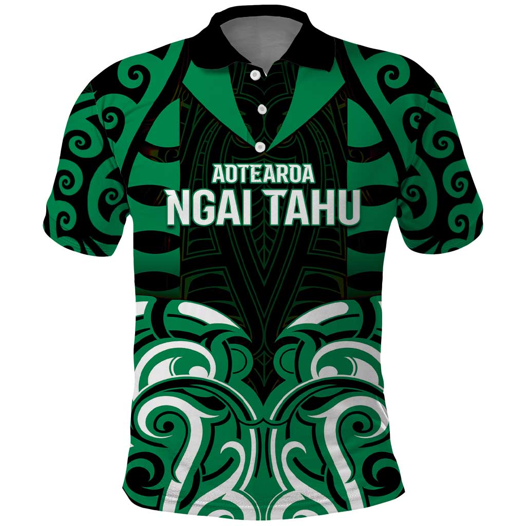 Custom Aotearoa Ngai Tahu Polo Shirt Maori Pattern New Zealand - Polynesian Pride