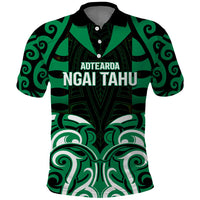 Custom Aotearoa Ngai Tahu Polo Shirt Maori Pattern New Zealand - Polynesian Pride