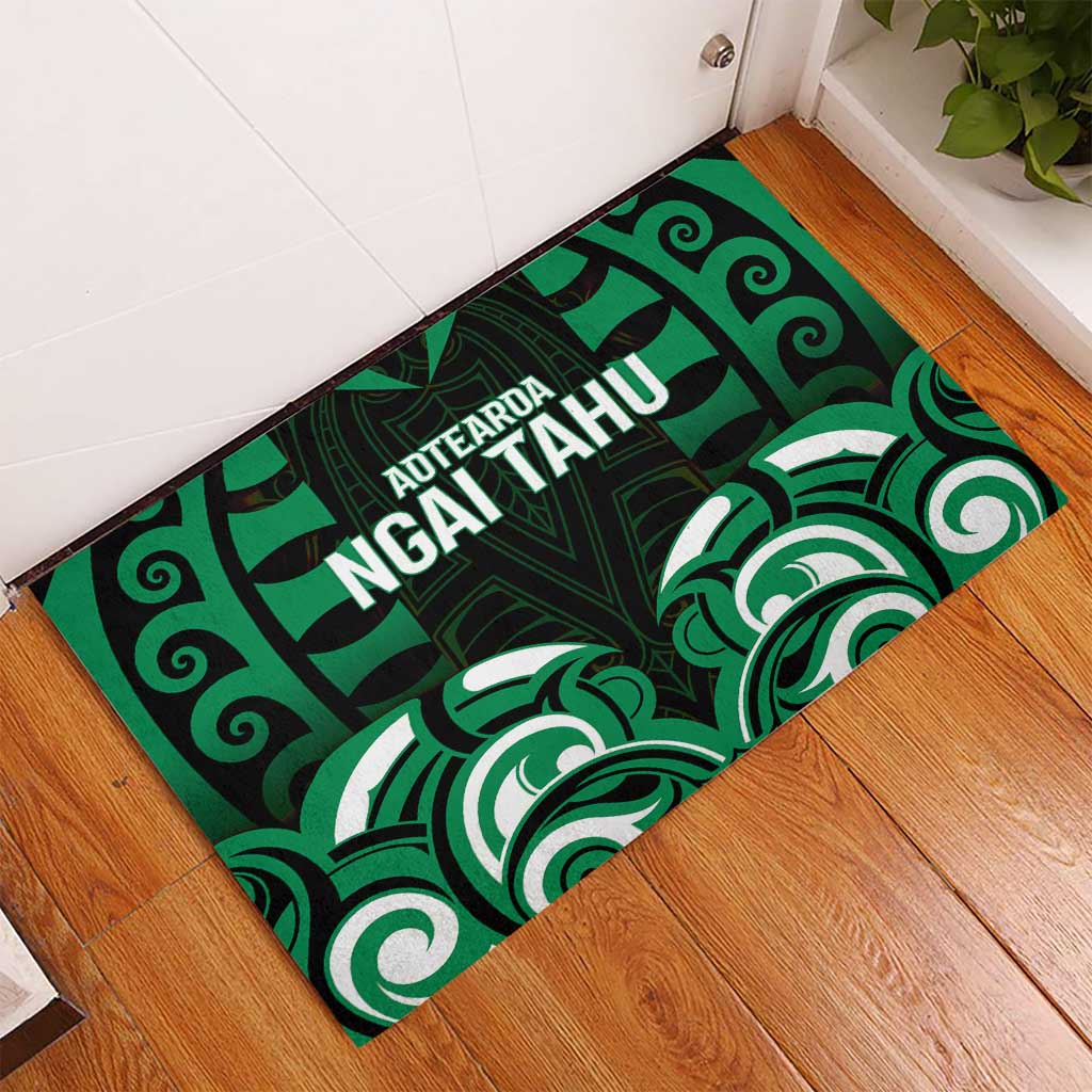 Aotearoa Ngai Tahu Rubber Doormat Maori Pattern New Zealand - Polynesian Pride