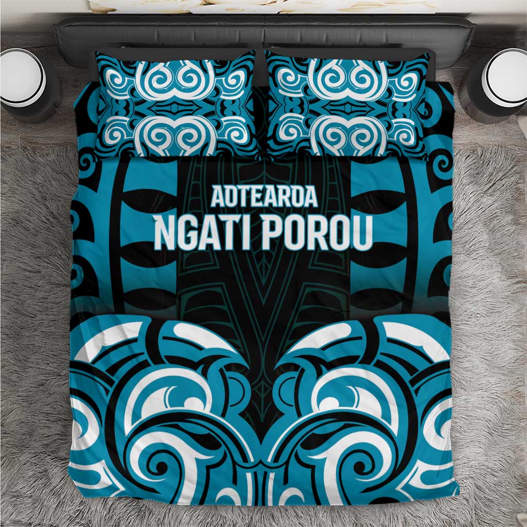 Aotearoa Ngati Porou Bedding Set Maori Pattern New Zealand - Polynesian Pride