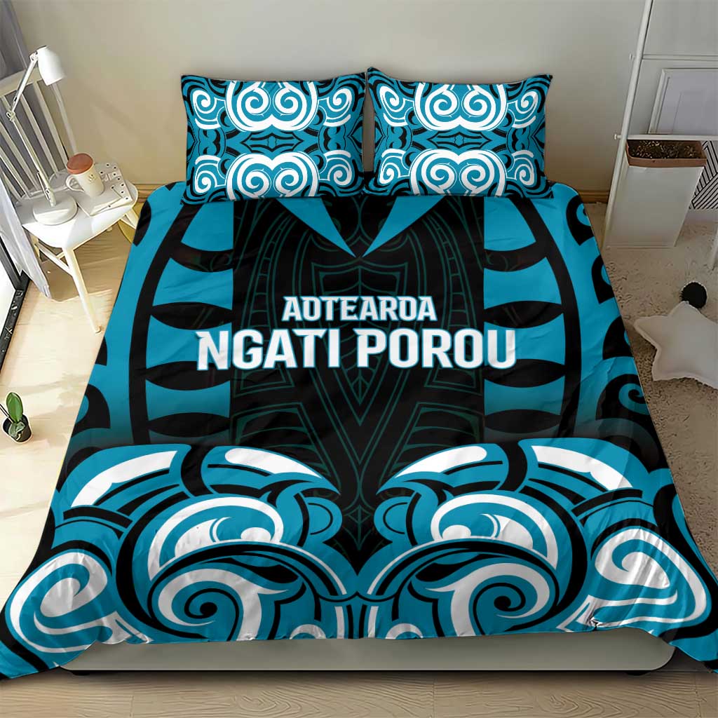 Aotearoa Ngati Porou Bedding Set Maori Pattern New Zealand - Polynesian Pride
