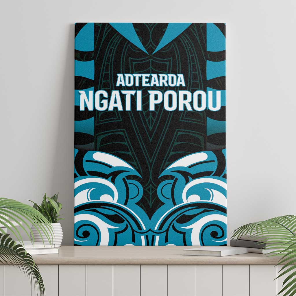 Aotearoa Ngati Porou Canvas Wall Art Maori Pattern New Zealand - Polynesian Pride