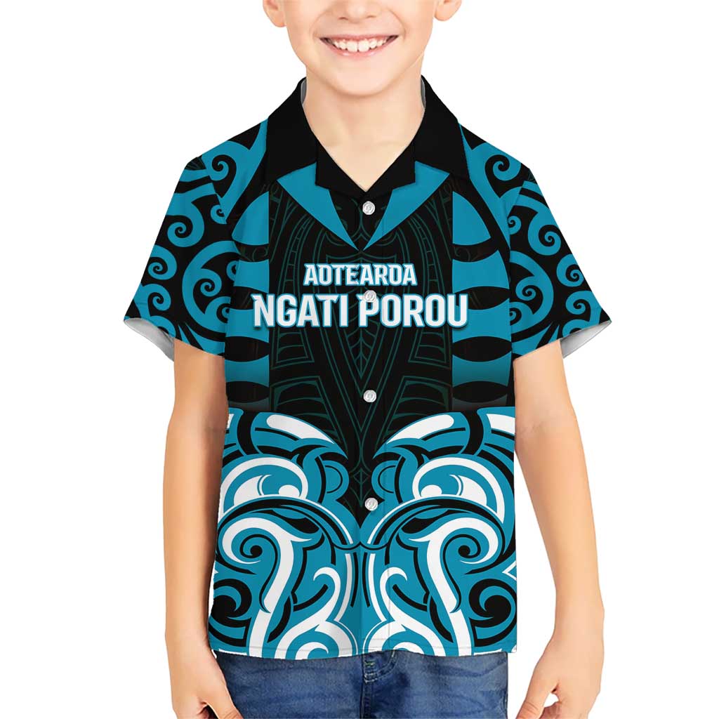 Custom Aotearoa Ngati Porou Hawaiian Shirt Maori Pattern New Zealand - Polynesian Pride