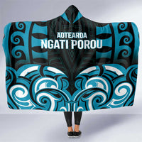 Aotearoa Ngati Porou Hooded Blanket Maori Pattern New Zealand - Polynesian Pride