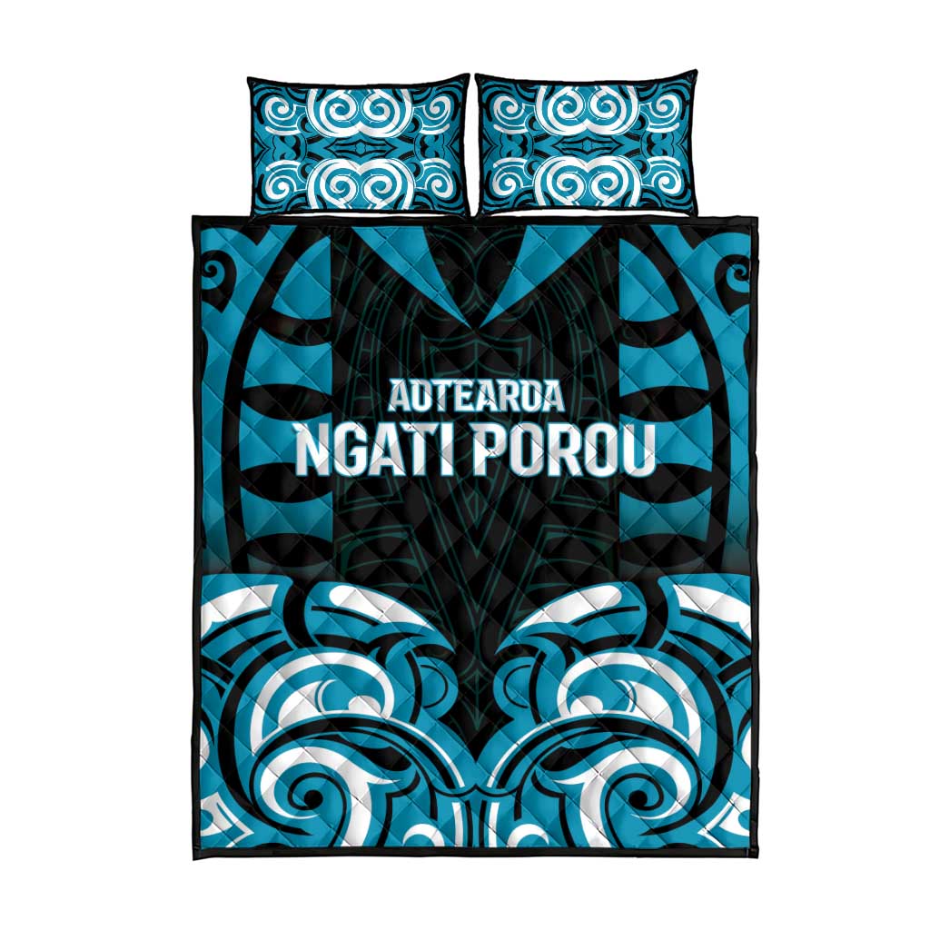 Aotearoa Ngati Porou Quilt Bed Set Maori Pattern New Zealand - Polynesian Pride