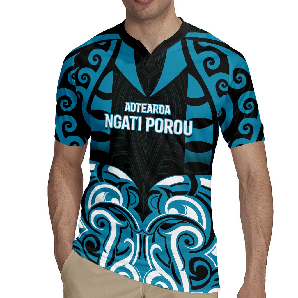 Custom Aotearoa Ngati Porou Rugby Jersey Maori Pattern New Zealand DT05 - Polynesian Pride