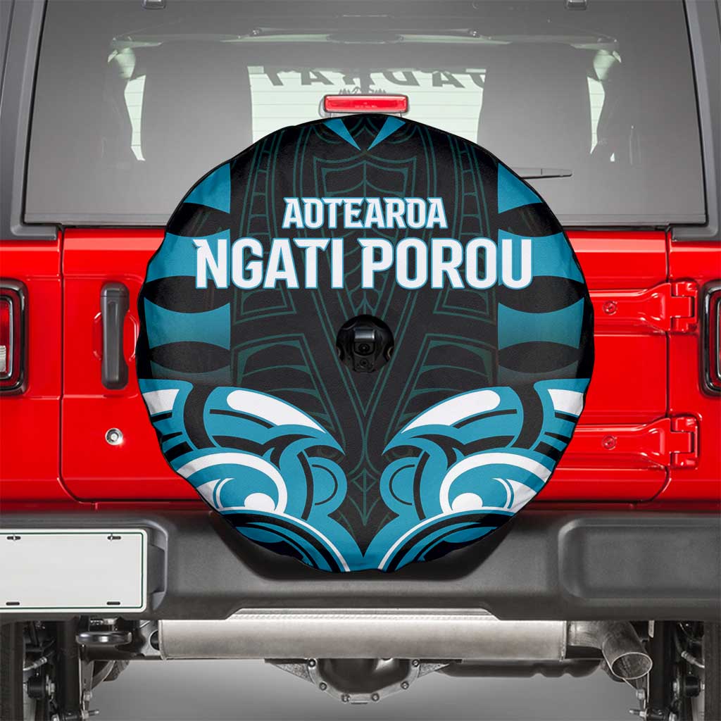 Aotearoa Ngati Porou Spare Tire Cover Maori Pattern New Zealand - Polynesian Pride