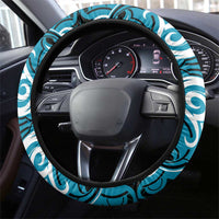 Aotearoa Ngati Porou Steering Wheel Cover Maori Pattern New Zealand - Polynesian Pride