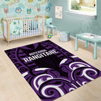 Aotearoa Rangitane Area Rug Maori Pattern New Zealand - Polynesian Pride