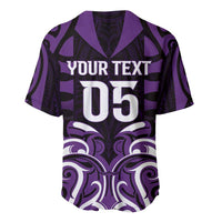 Custom Aotearoa Rangitane Baseball Jersey Maori Pattern New Zealand - Polynesian Pride