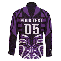 Custom Aotearoa Rangitane Family Matching Off Shoulder Short Dress and Hawaiian Shirt Maori Pattern New Zealand - Polynesian Pride