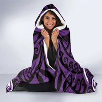 Aotearoa Rangitane Hooded Blanket Maori Pattern New Zealand - Polynesian Pride