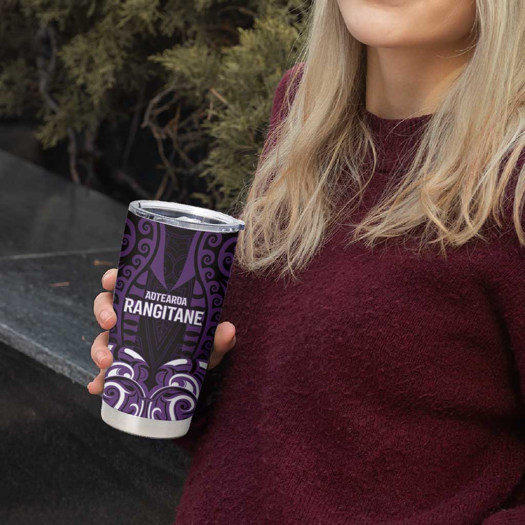 Custom Aotearoa Rangitane Tumbler Cup Maori Pattern New Zealand - Polynesian Pride