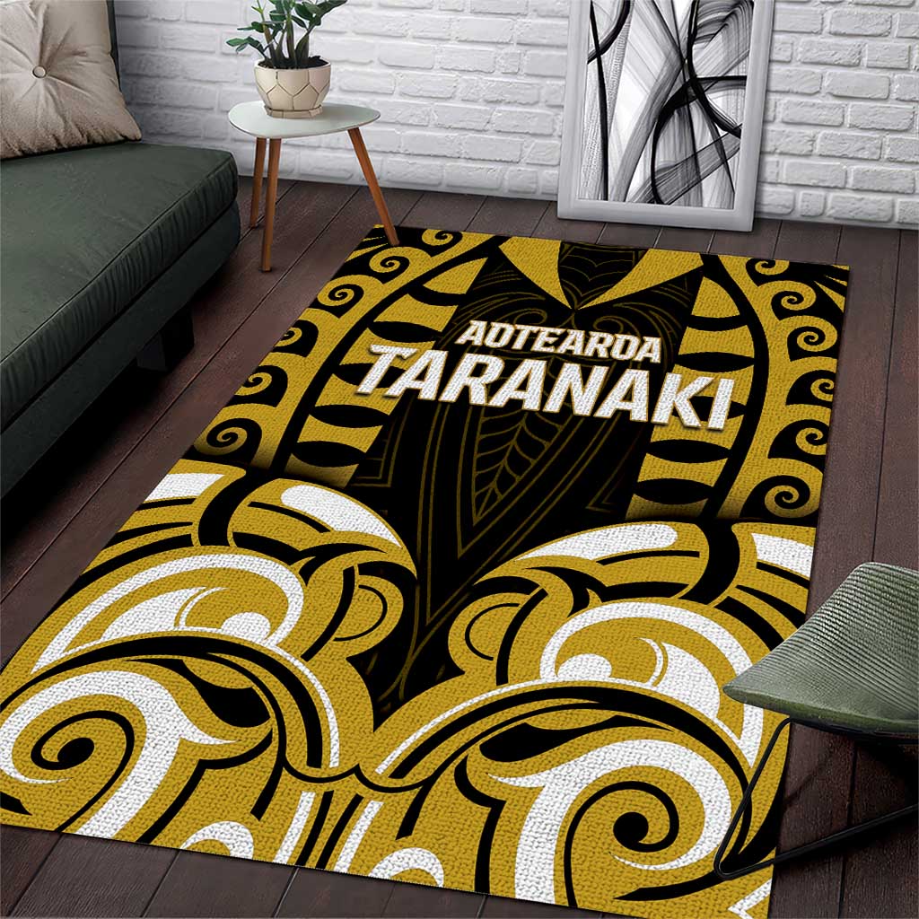 Aotearoa Taranaki Area Rug Maori Pattern New Zealand - Polynesian Pride