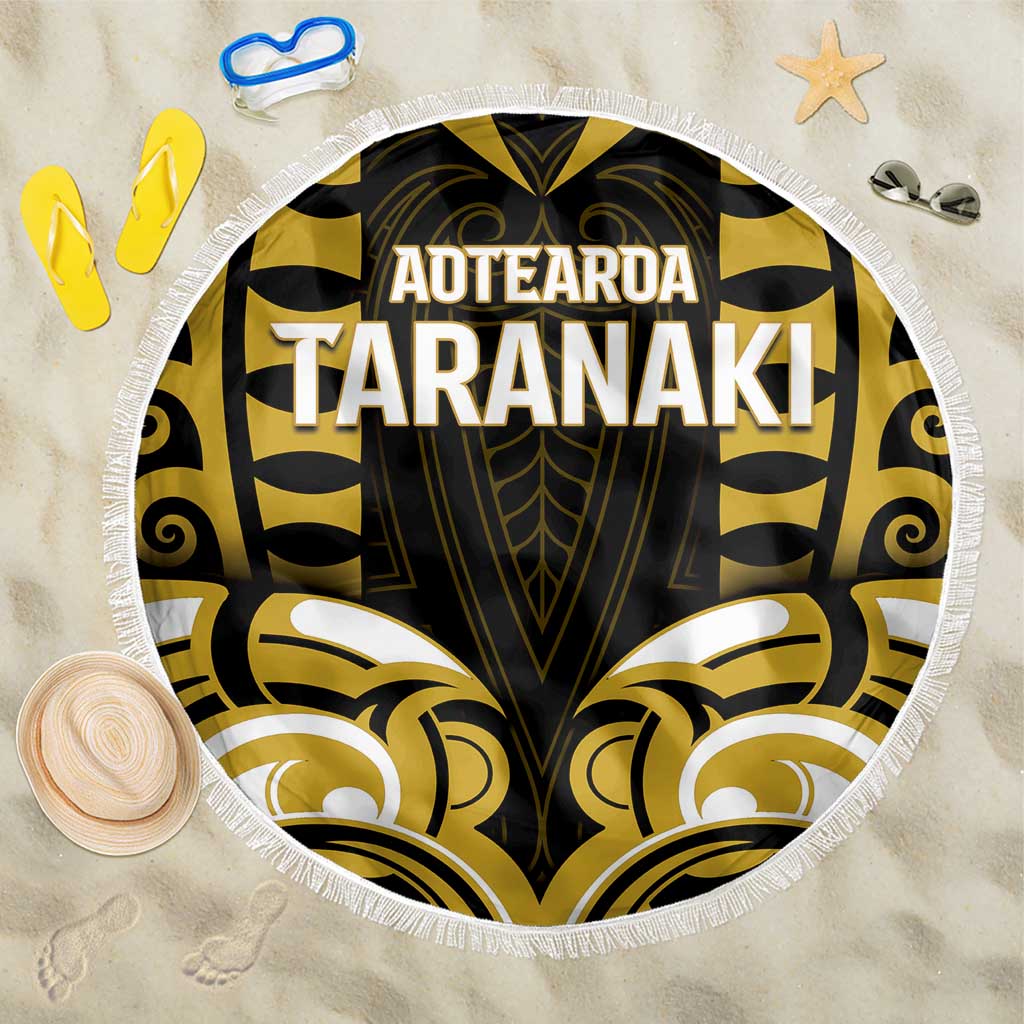 Aotearoa Taranaki Beach Blanket Maori Pattern New Zealand - Polynesian Pride