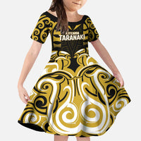 Custom Aotearoa Taranaki Family Matching Long Sleeve Bodycon Dress and Hawaiian Shirt Maori Pattern New Zealand - Polynesian Pride