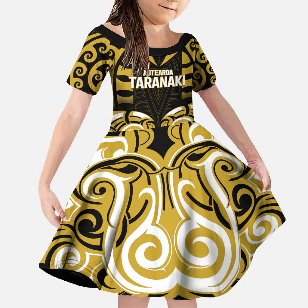 Custom Aotearoa Taranaki Family Matching Mermaid Dress and Hawaiian Shirt Maori Pattern New Zealand - Polynesian Pride