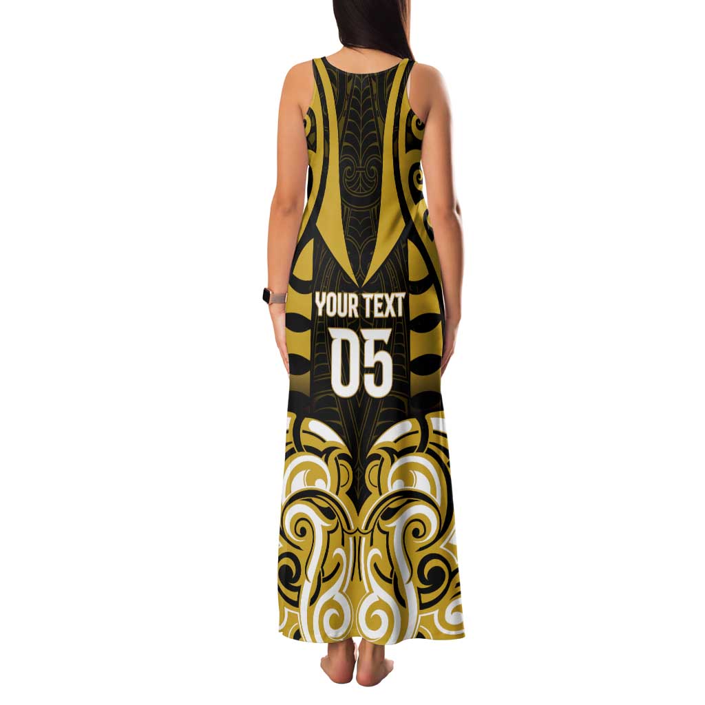 Custom Aotearoa Taranaki Family Matching Tank Maxi Dress and Hawaiian Shirt Maori Pattern New Zealand - Polynesian Pride