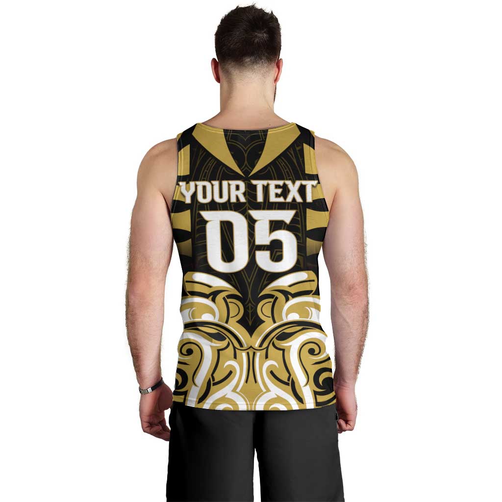 Custom Aotearoa Taranaki Men Tank Top Maori Pattern New Zealand - Polynesian Pride