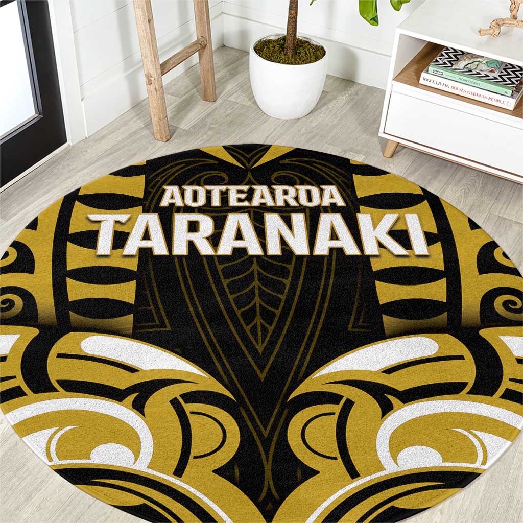 Aotearoa Taranaki Round Carpet Maori Pattern New Zealand - Polynesian Pride