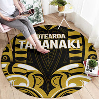 Aotearoa Taranaki Round Carpet Maori Pattern New Zealand - Polynesian Pride