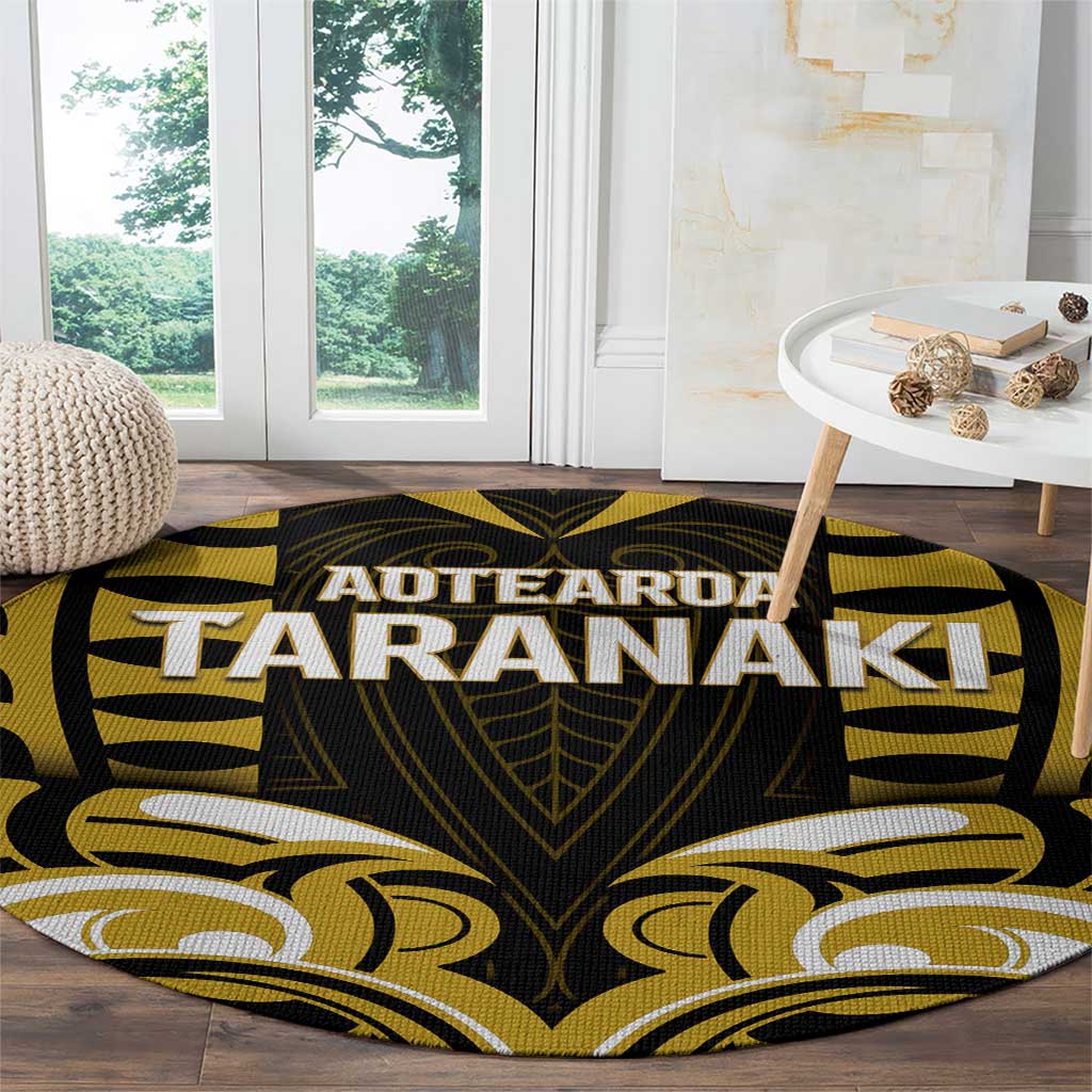 Aotearoa Taranaki Round Carpet Maori Pattern New Zealand - Polynesian Pride