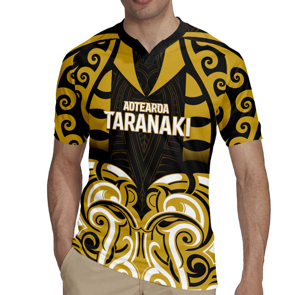 Custom Aotearoa Taranaki Rugby Jersey Maori Pattern New Zealand DT05 - Polynesian Pride