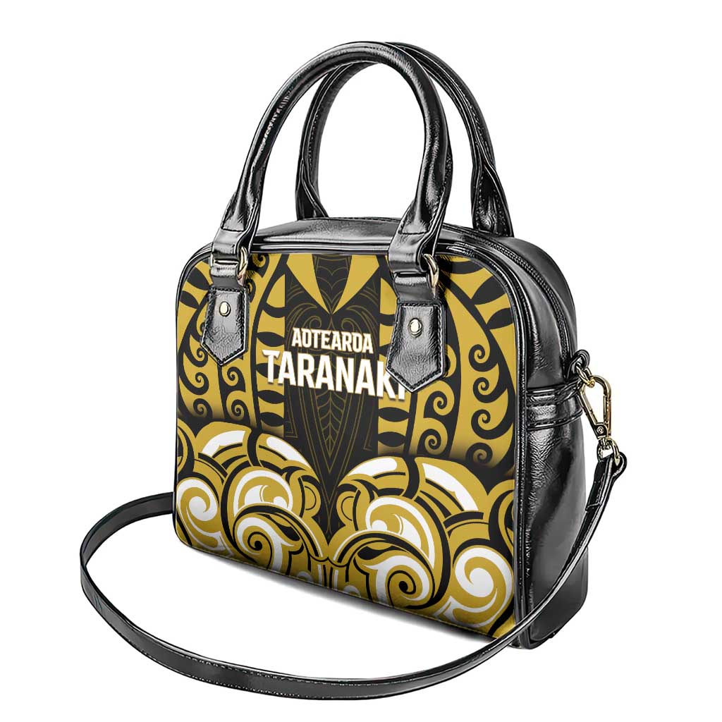 Aotearoa Taranaki Shoulder Handbag Maori Pattern New Zealand - Polynesian Pride