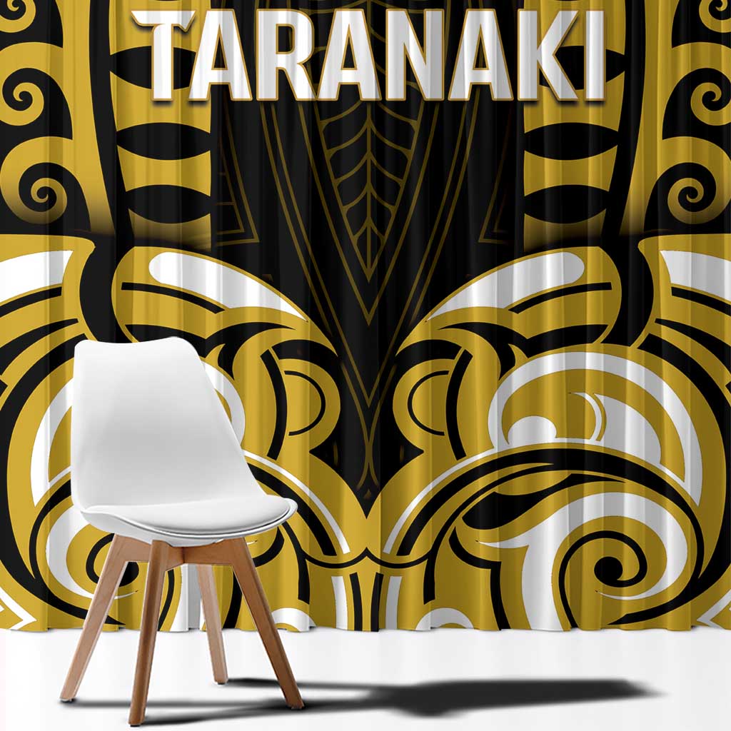 Aotearoa Taranaki Window Curtain Maori Pattern New Zealand - Polynesian Pride