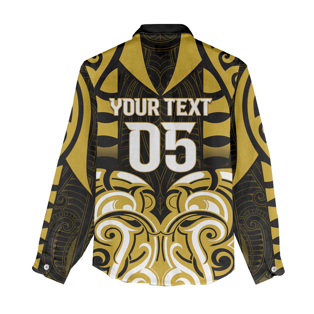 Custom Aotearoa Taranaki Women Casual Shirt Maori Pattern New Zealand - Polynesian Pride