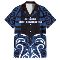 Custom Aotearoa Ngati Tuwharetoa Family Matching Summer Maxi Dress and Hawaiian Shirt Maori Pattern New Zealand - Polynesian Pride
