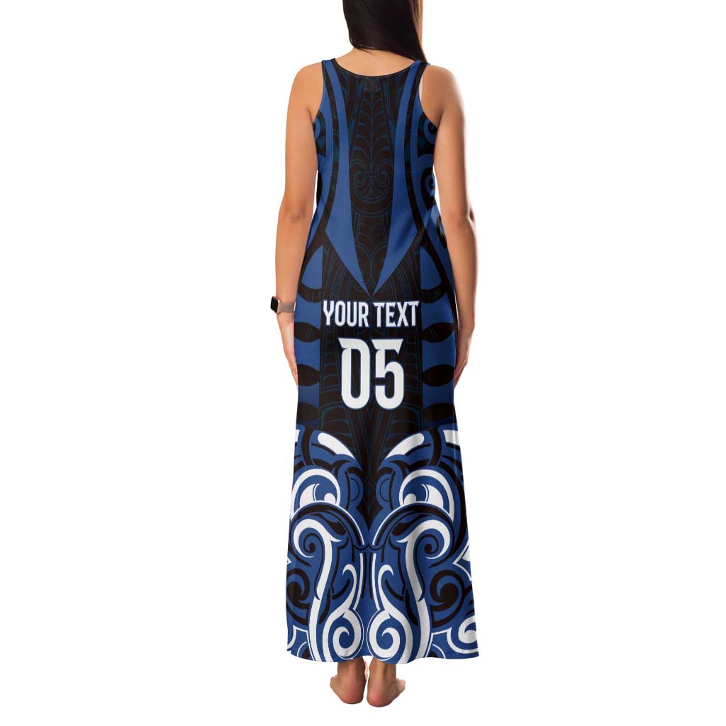Custom Aotearoa Ngati Tuwharetoa Family Matching Tank Maxi Dress and Hawaiian Shirt Maori Pattern New Zealand - Polynesian Pride