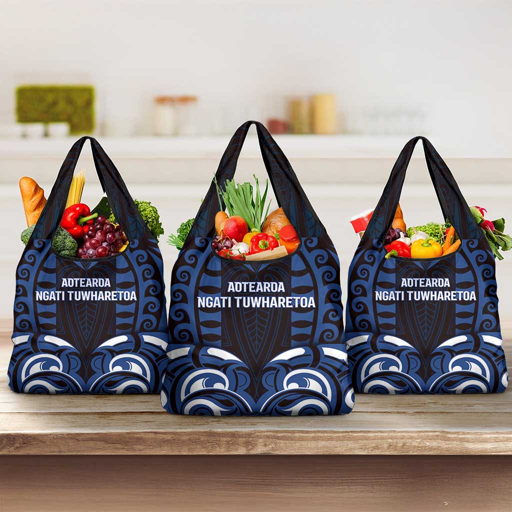 Aotearoa Ngati Tuwharetoa Grocery Bag Maori Pattern New Zealand - Polynesian Pride