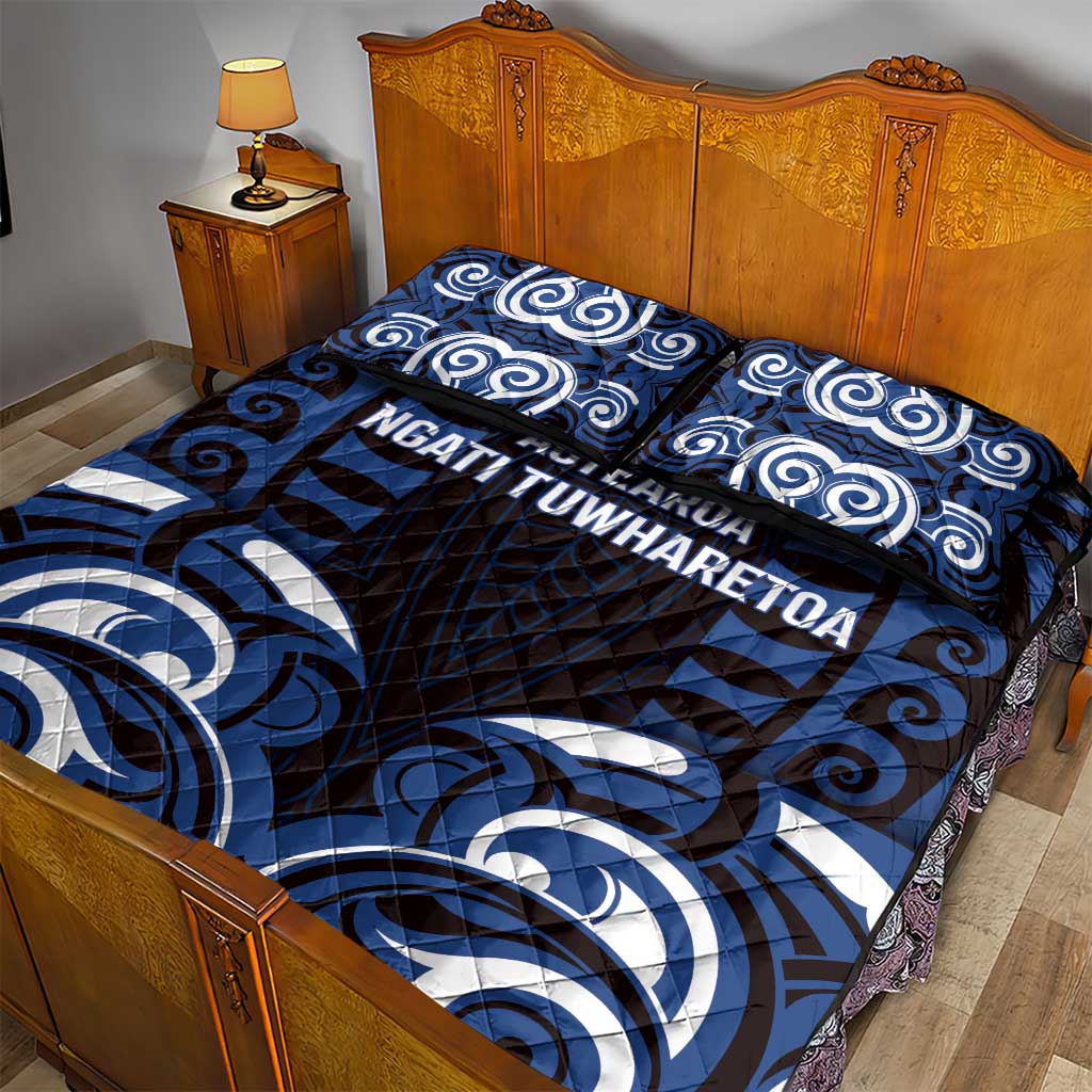 Aotearoa Ngati Tuwharetoa Quilt Bed Set Maori Pattern New Zealand - Polynesian Pride