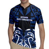 Custom Aotearoa Ngati Tuwharetoa Rugby Jersey Maori Pattern New Zealand DT05 - Polynesian Pride