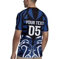 Custom Aotearoa Ngati Tuwharetoa Rugby Jersey Maori Pattern New Zealand DT05 - Polynesian Pride