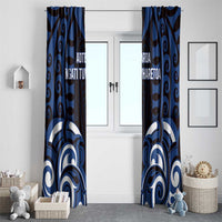 Aotearoa Ngati Tuwharetoa Window Curtain Maori Pattern New Zealand - Polynesian Pride