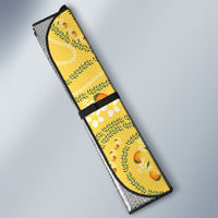 Hawaii Palaka Auto Sun Shade Cute Ripe Mango Turtle On The Waves DT05 - Polynesian Pride