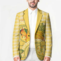 Hawaii Palaka Blazer Cute Ripe Mango Turtle On The Waves DT05 - Polynesian Pride