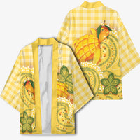 Hawaii Palaka Kimono Cute Ripe Mango Turtle On The Waves DT05 - Polynesian Pride