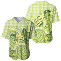 Hawaii Palaka Baseball Jersey Cute Green Mango Turtle On The Waves DT05 - Polynesian Pride