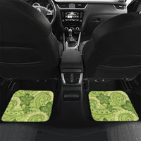 Hawaii Palaka Car Mats Cute Green Mango Turtle On The Waves
