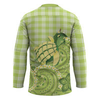 Hawaii Palaka Hockey Jersey Cute Green Mango Turtle On The Waves